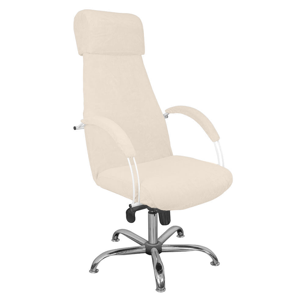 Terry Make-up and Pedicure Armchair Cover - Beige
