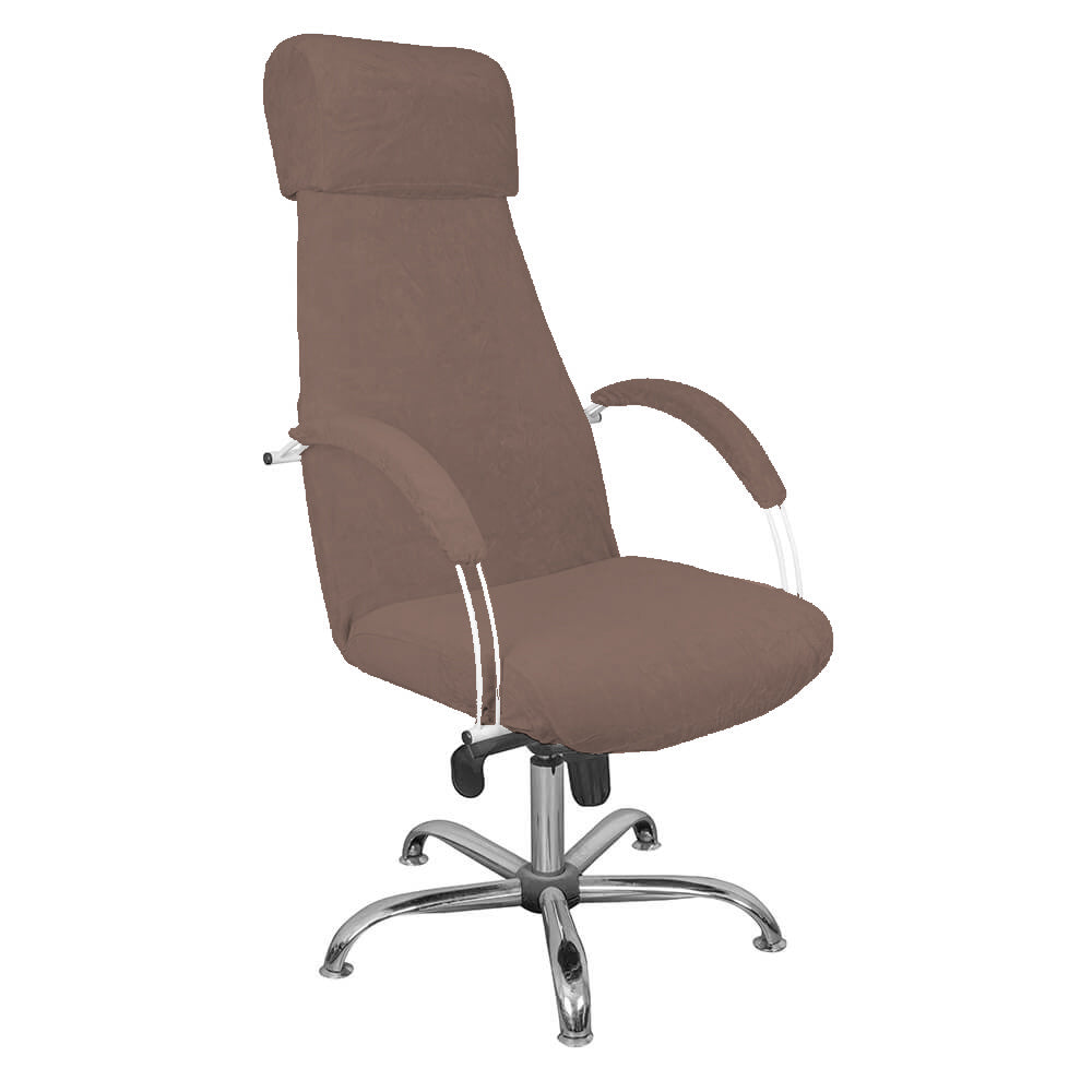 Terry Make-up and Pedicure Armchair Cover - Cappuccino