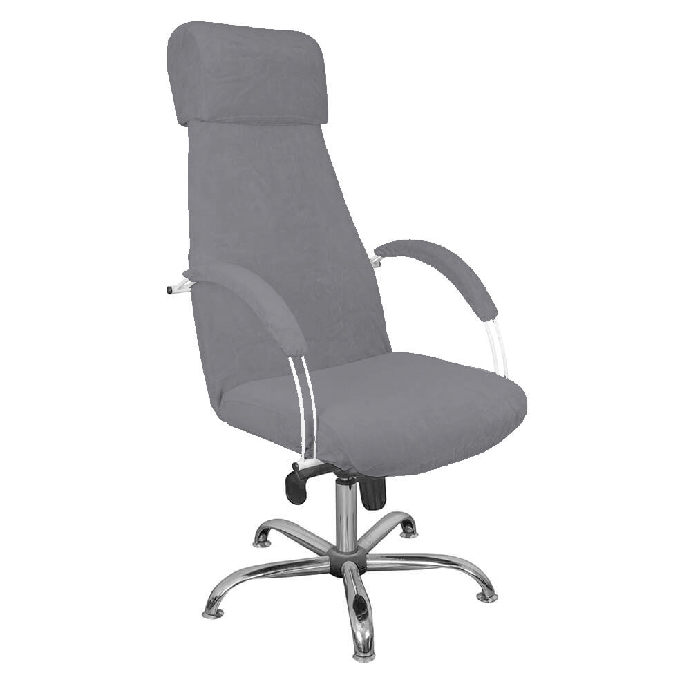 Terry Make-up and Pedicure Armchair Cover - Grey