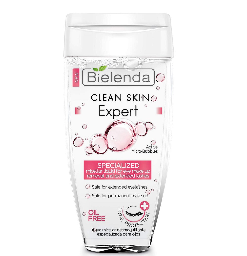 Bielenda Clean Skin Expert Specialized Eye Make up Remover for Eyelash Extensions 150ml