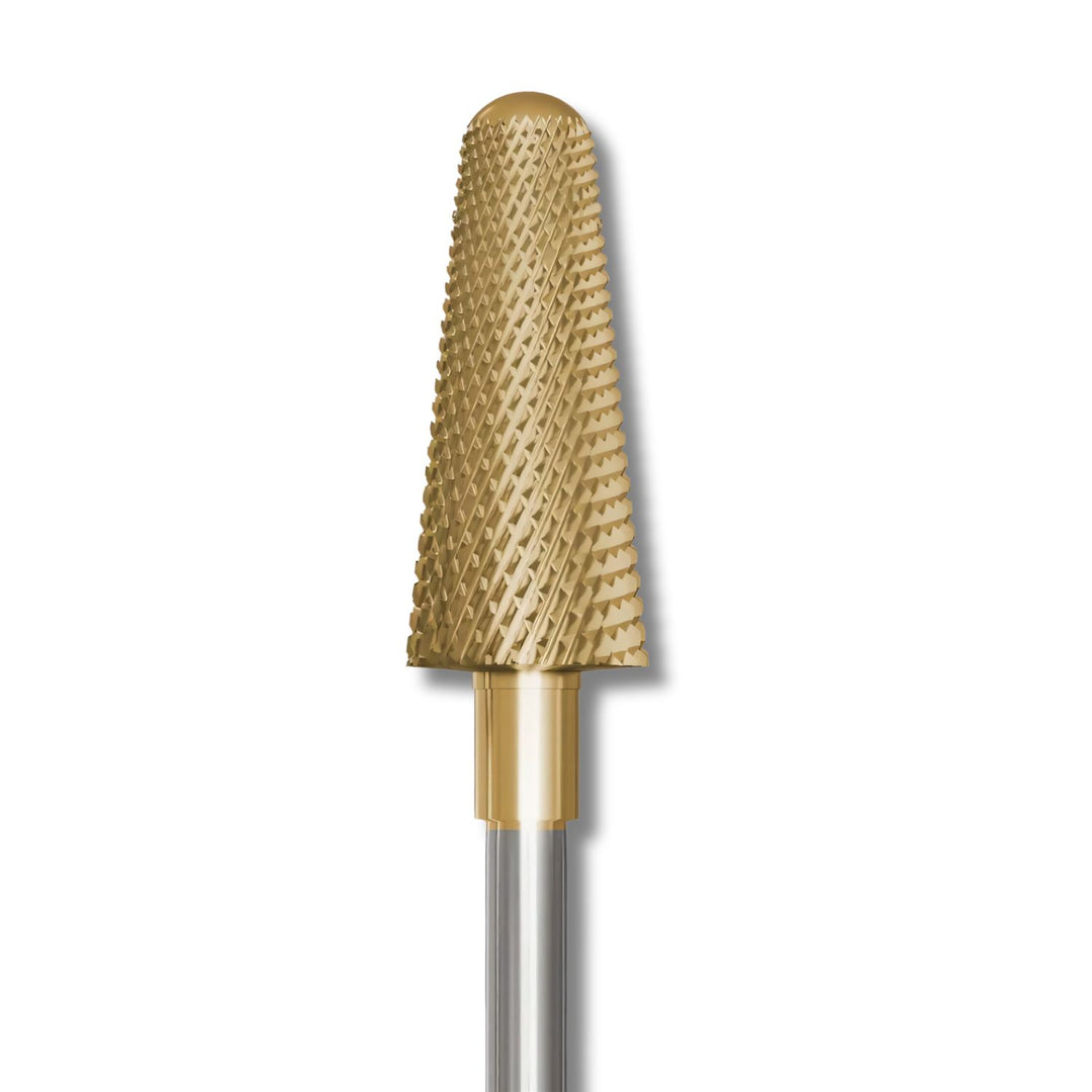 IQ Nails Tungsten Carbide Nail Drill Bit Cone Safe End Special Cross Cuts 6mm ZRN Coating 221XUF 060