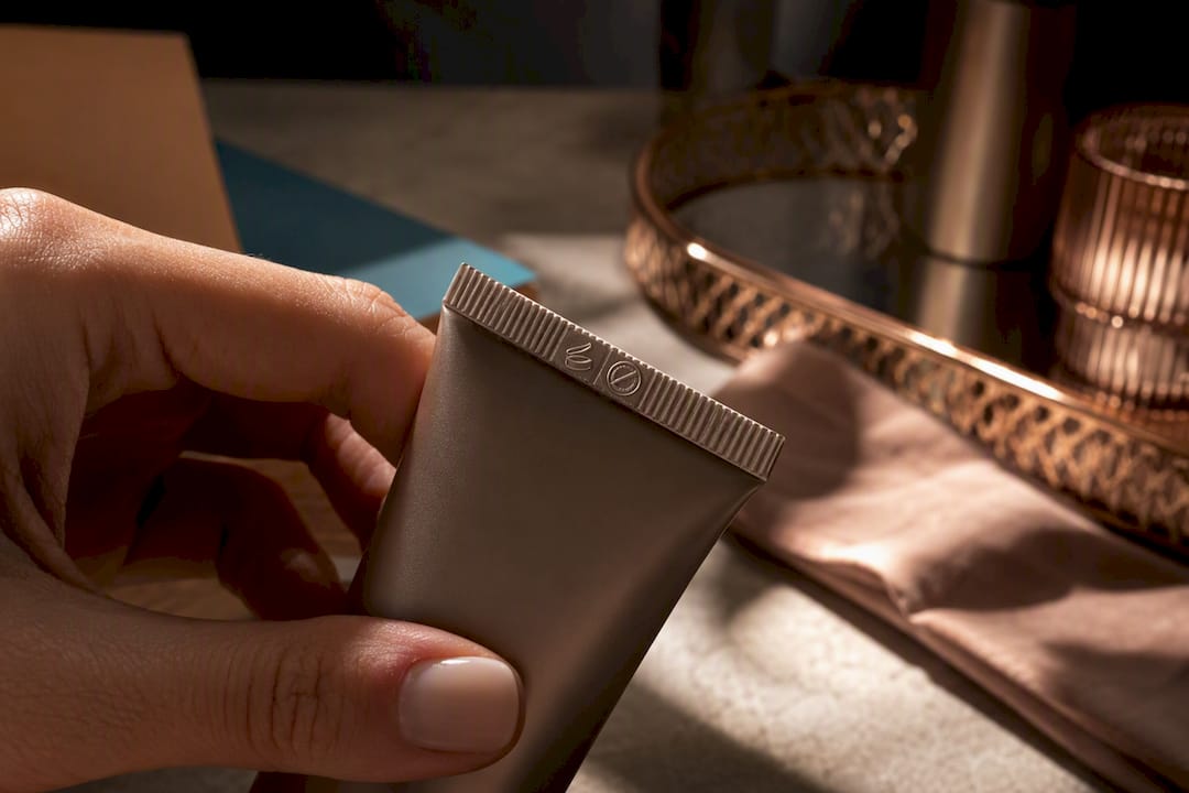 Buyer inspecting cosmetic expiry symbols