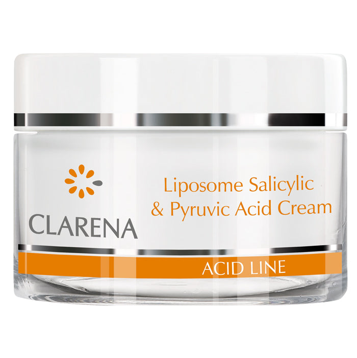 Clarena Acid Line Anti Acne Cream z kwasem pirogronowym i salicylowym 50ml