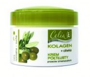 Celia - Kolagen + Oliwka 40+ - PÓŁTŁUSTY KREM przeciwzmarszczkowy do skóry dojrzałej normalnej i suchej 50ml 5900525054029