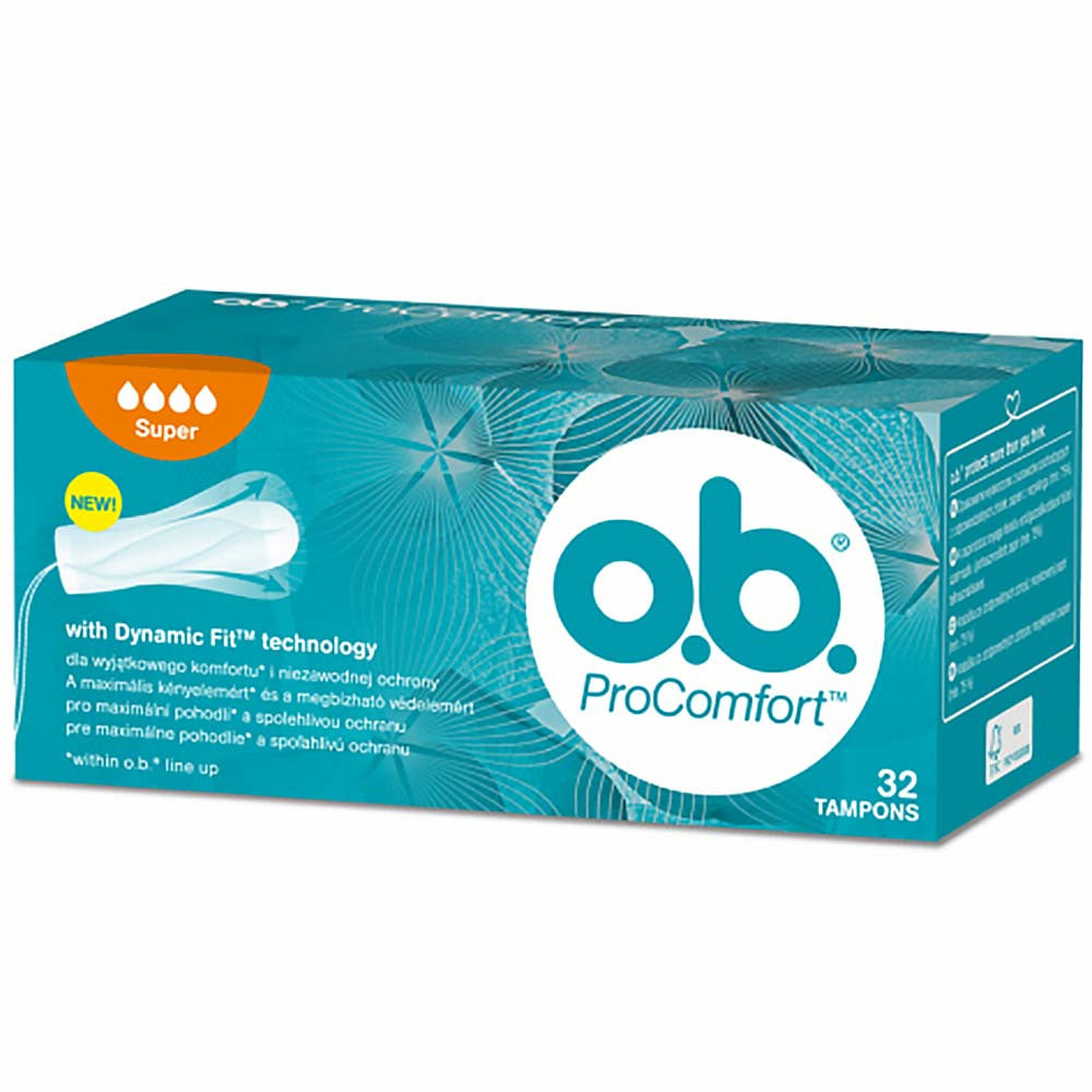 O.B. - Pro Comfort - SUPER - Tampony 32 sztuki 3574661331171