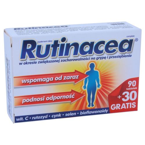 Rutinacea - Complete - Suplement diety rozwijający się 90 tabl. + 30 tabl GRATIS