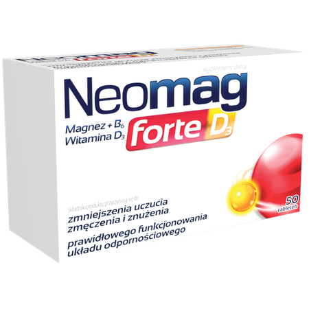 NeoMag Forte D3 Reduce Tiredness and Fatigue 50 Tablets