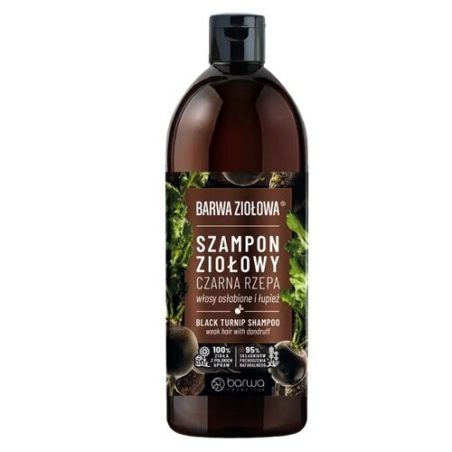 Barwa - Herbal - SZAMPON Z CZARNEJ RZEPY do włosów z łupieżem i osłabionych 480ml 5902305007386