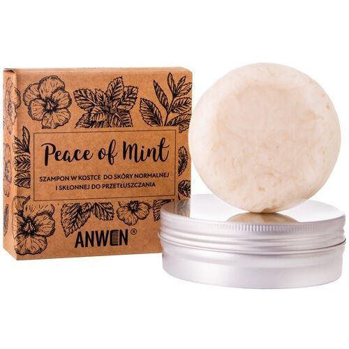 Anwen Peace of Mint Shampoo Bar Normal Oily Scalp Sebum Regulation 75g