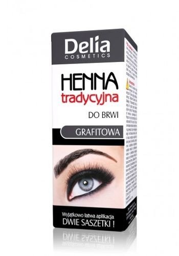 Delia - /UseBy31/08/23/ TRADITIONAL Henna eyebrow GRAPHITE 5906750813059