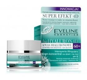 Eveline Hyaluron Clinic B5 Concentrated Anti-Wrinkle Cream 60+ for Day and Night for Mature Skin 50ml