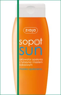 Ziaja - Sopot Sun - AKTYWATOR OPALANIA z tyrozyną 150ml 5901887005933