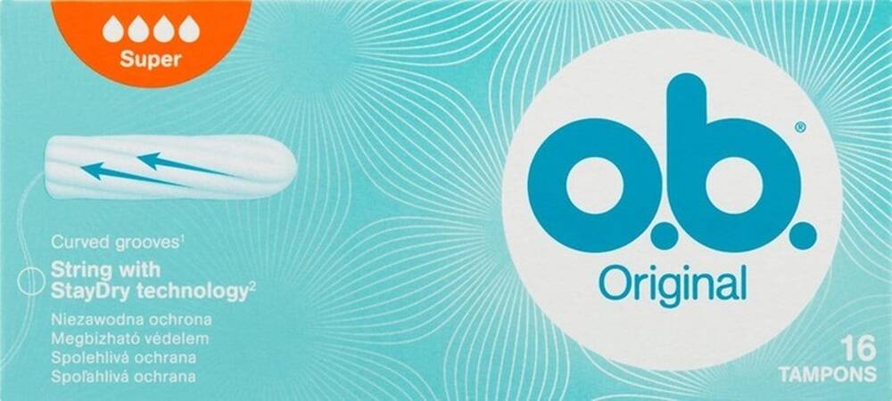 OB - Original - SUPER - Tampon 16 szt 3574661350141