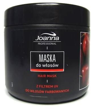 Joanna Professional - MASKA wiśniowa z filtrem UV do włosów farbowanych 500 ml 5901018004477