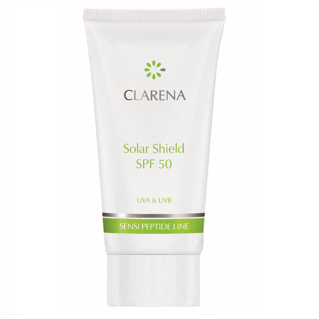 Clarena Sensi Peptide Line  Solar Shield SPF 50 UVA/UVB Cream 30ml