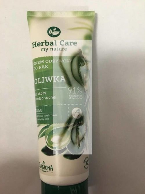 Farmona - Herbal Care - Odżywczy krem ​​do rąk i paznokci OLIVE CREAM do skóry zniszczonej i suchej 100ml 5900117098998