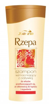 Joanna - Rzepa - SZAMPON z ODŻYWKĄ 2 w 1 do włosów przetłuszczających się i łamliwych (czerwony) 200ml 5901018000356