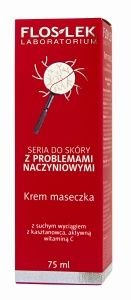 Flos Lek - Linia rozszerzonych naczynek - Maska kremowa 75ml 5905043001173