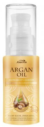 Joanna - Argan Oil - SILK ELIKSIR do włosów suchych i zniszczonych 30 ml 5901018010850