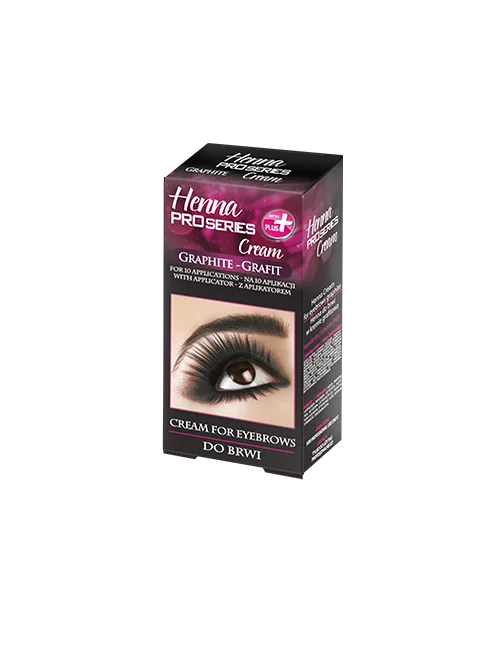 Verona - HENNA DO Brwi krem ​​/ HENNA wyłącznie DO BRWI w kremie GRAFITOWA 15ml 5901468908073