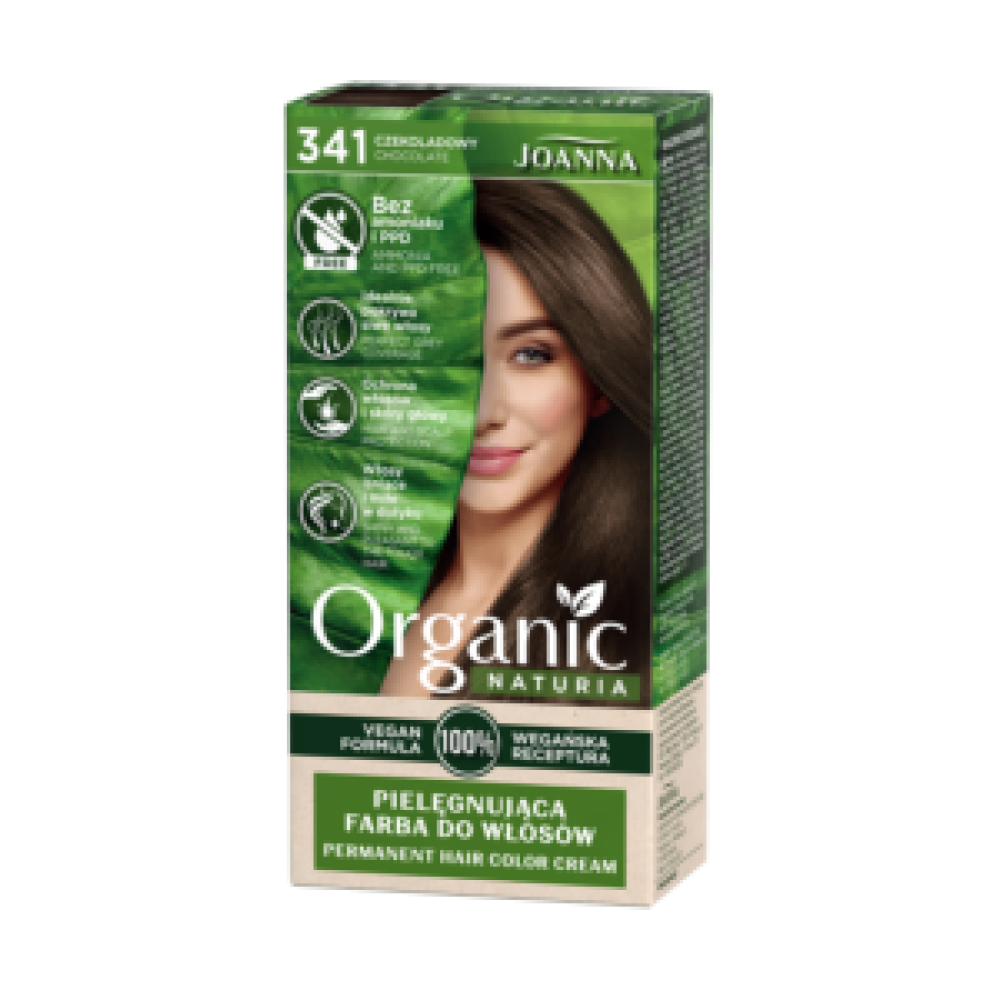 Joanna Naturia Organic Hair Dye No. 341 Chocolate 1 piece