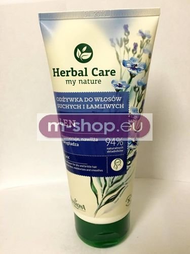 Herbal Care Flax Rebuilding Conditioner for Dry and Brittle Hair 200ml