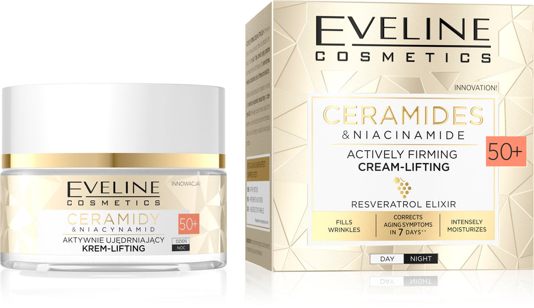 Eveline Ceramides & Niacinamide Actively Firming Lifting Cream 50+ 50ml