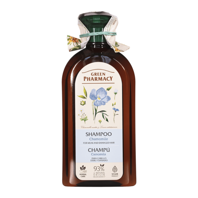 Green Pharmacy Shampoo for Weak and Damaged Hair with Chamomile Extract 350ml