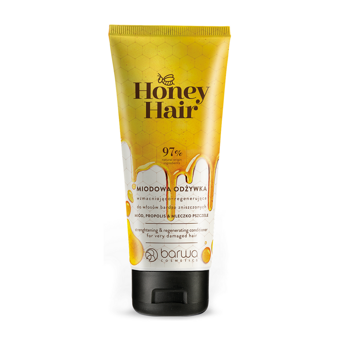 Barwa Honey Hair Strengthening and Regenerating Conditioner for Very Damaged Hair 200ml