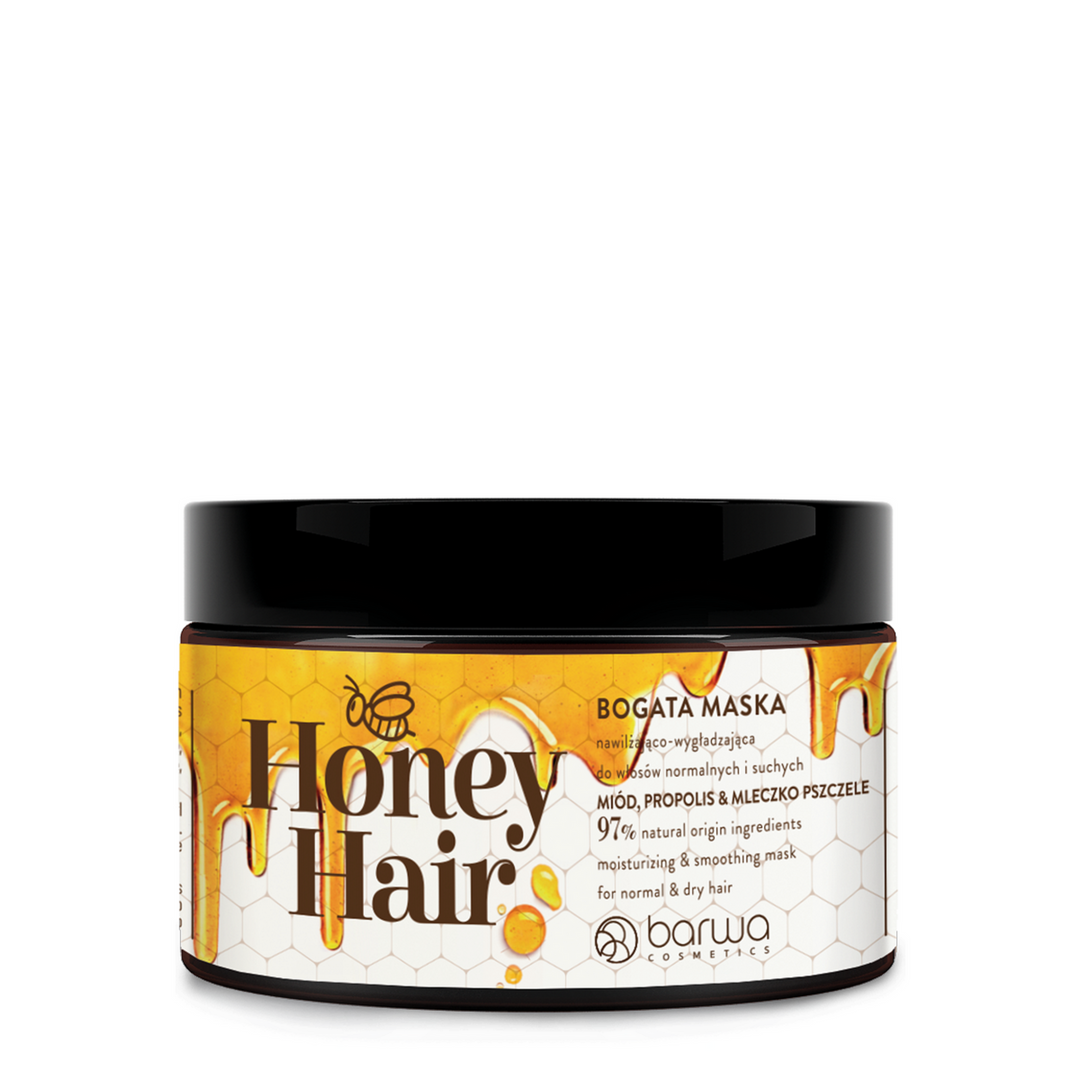 Barwa Honey Hair Mask for Normal and Dry Hair 220ml