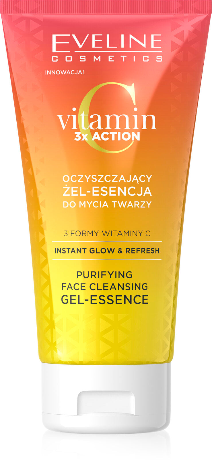 Eveline Vitamin C 3x Action Cleansing Gel-Essence for Face Wash 150ml