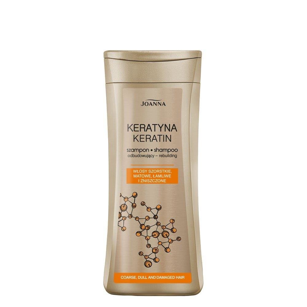 Joanna - Keratin - SZAMPON do włosów grubych, matowych i zniszczonych 200 ml 5901018011796