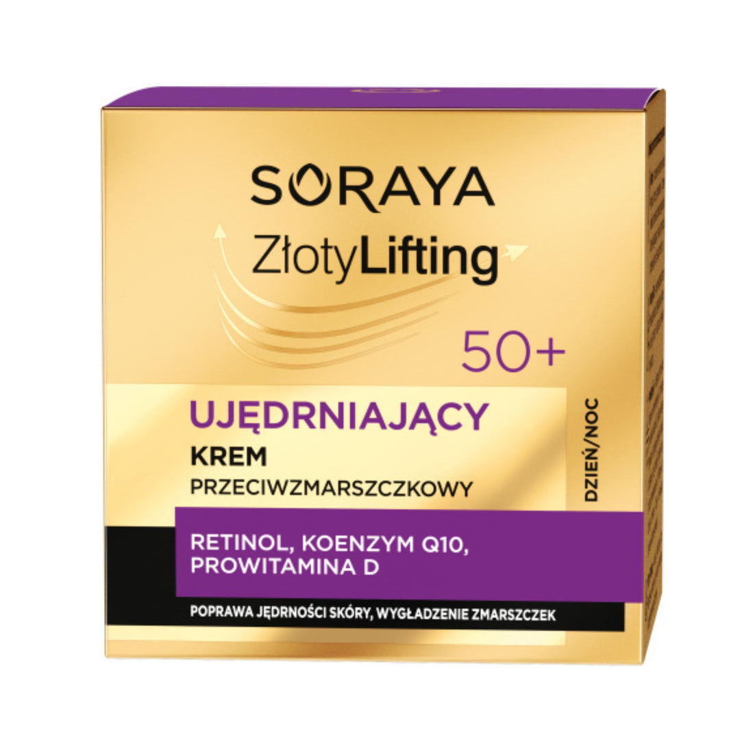 SORAYA Golden Lifting Firming Anti Wrinkle Cream 50+ Day and Night 50 ml 5901045089553