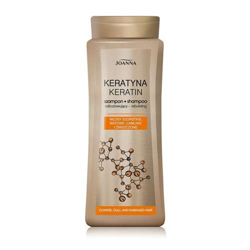 Joanna Keratin Regenerating Shampoo for Damaged and Dull Hair 400ml