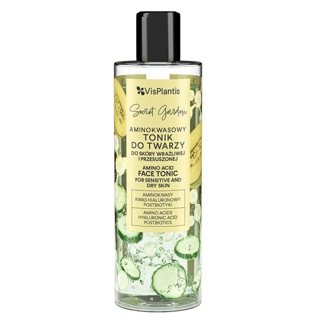 Vis Plantis Secret Garden Amino Acid Tonic for Sensitive and Dry Skin 200ml