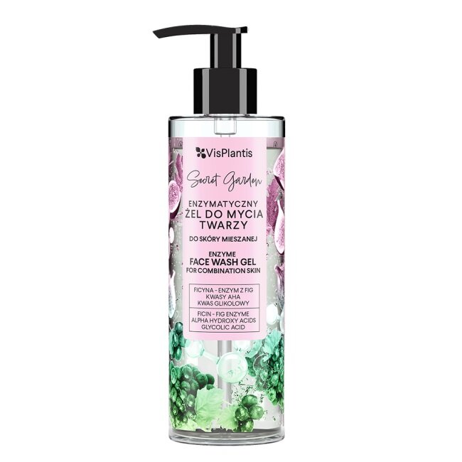 Vis Plantis Secret Garden Enzymatic Face Washing Gel for Combination Skin 200ml