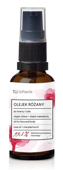 Elfa Pharm - Vis Plantis - OLEJEK RÓŻANY do twarzy z olejem makadamia 30ml 5904567053361