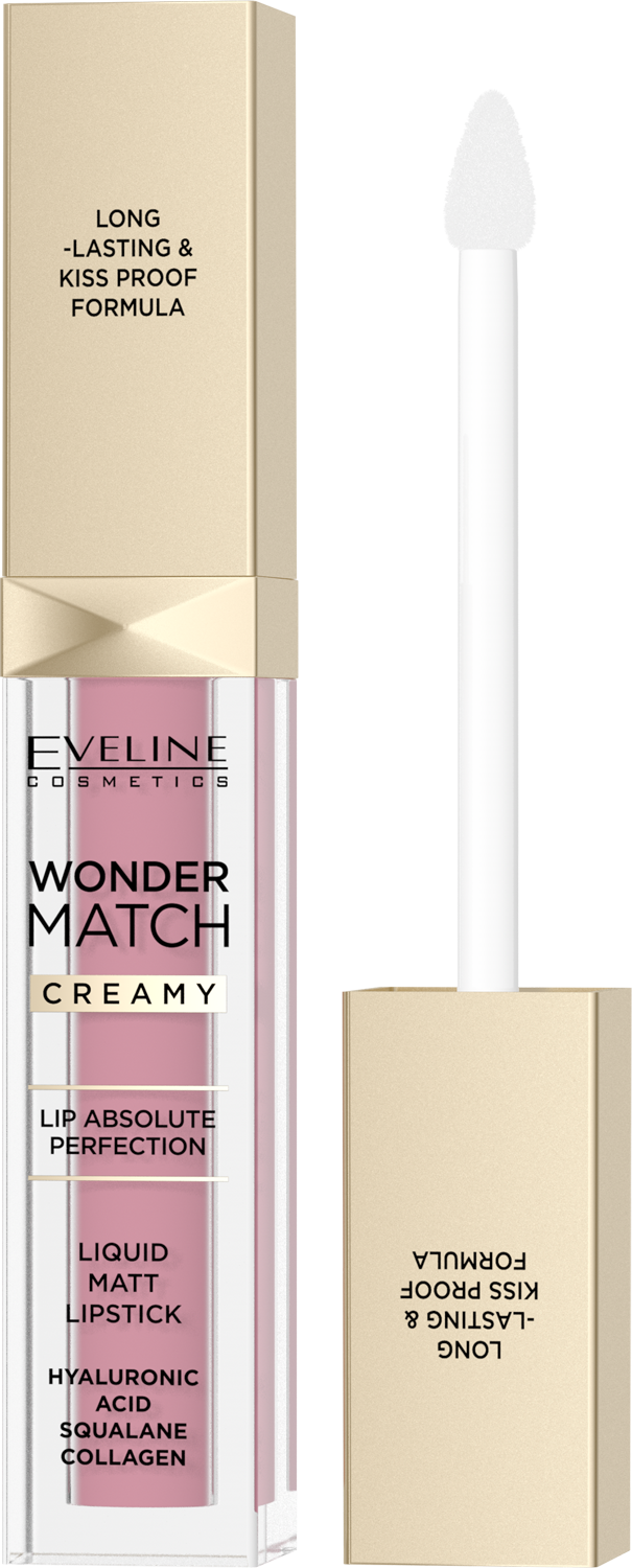 Eveline Wonder Match Matte Liquid Lipstick No. 01 Angel Rose 6.8ml