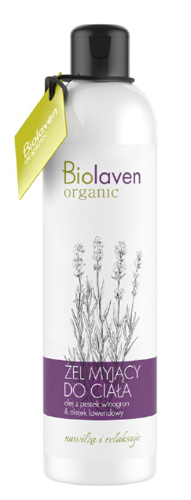 Sylveco - /UseBy30/06/23/ BIOLAVEN - Moisturizing and relaxing shower GEL with GRAPE SEED OIL for desiccated skin (ŻEL pod prysznic) 300ml 5902249013580