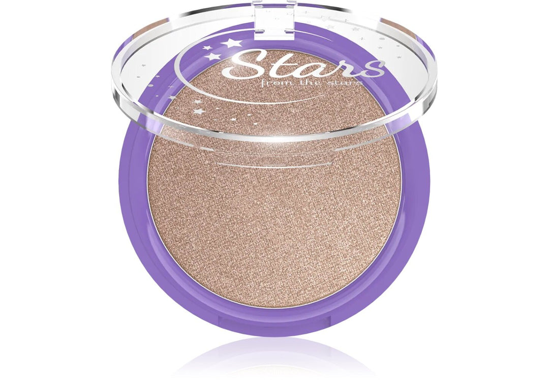 Stars From the Stars Pressed Face Highlighter Space Face Bouncy Gold No. 01 8g