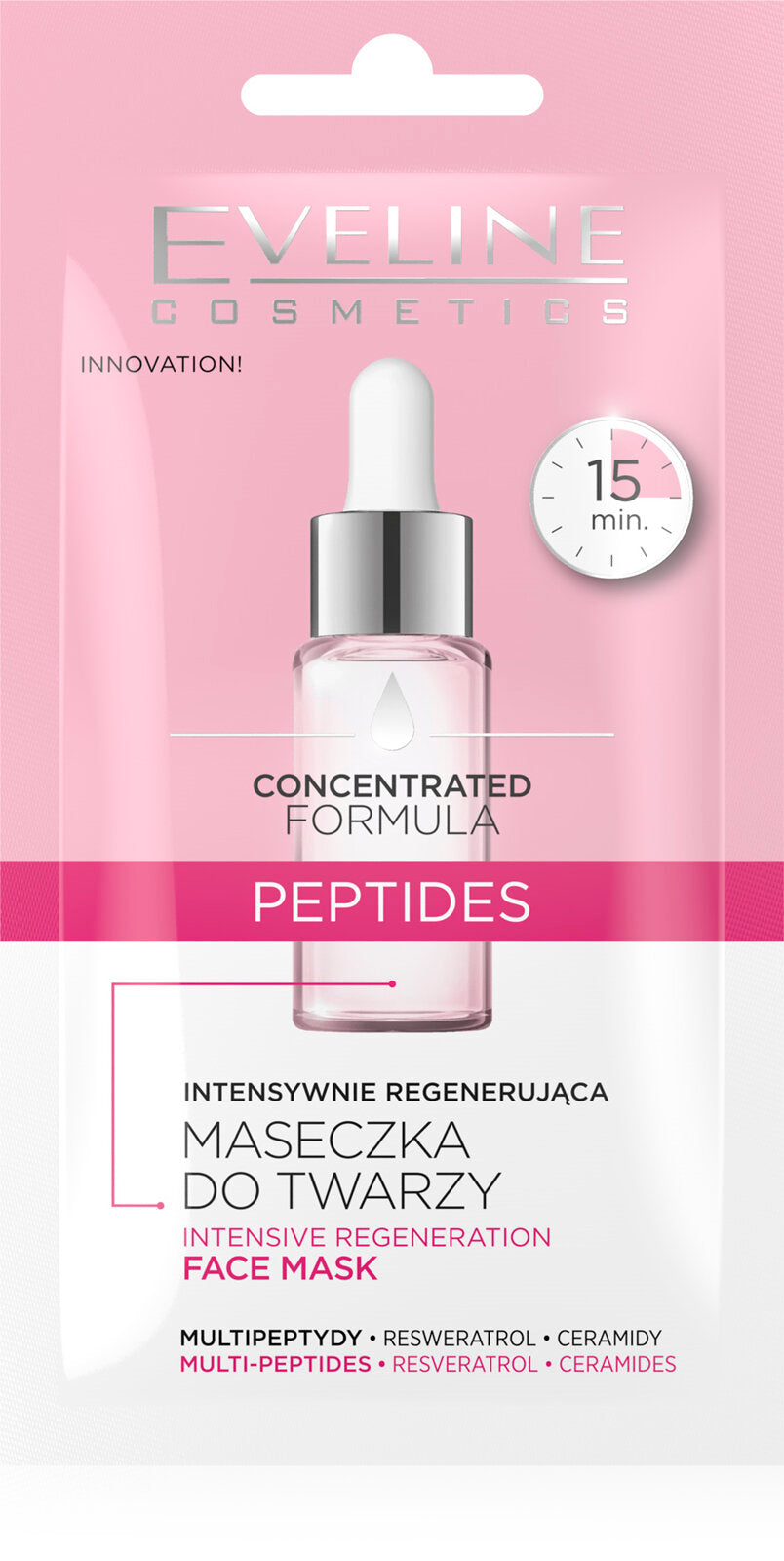 Eveline Concentrated Formula Peptides Intensively Regenerating Face Mask for Dry and Mature Skin 8ml