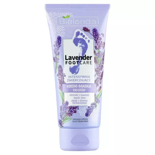 Bielenda Lavender Foot Care Intensywnie Zmiękczająca Maska Kremowa do Stóp 100ml