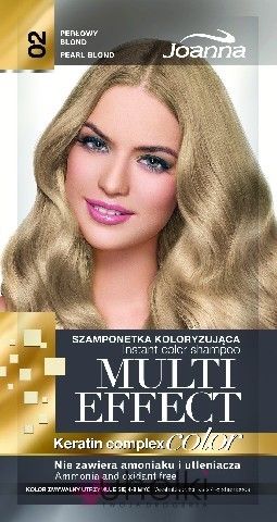 Joanna - Multi Color Effect Keratin Complex - Szamponetka 02 PERŁOWY BLOND 35g 5901018015121