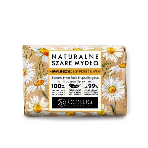 Barwa Natural Hypoallergenic Gray Soap with Chamomile Extract 90g