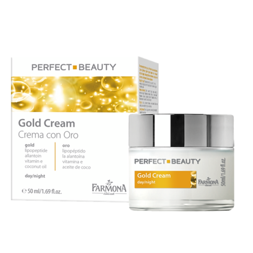 Farmona Perfect Beauty Anti-Wrinkle Face Cream with Gold and Vitamin E for Day and Night 50ml