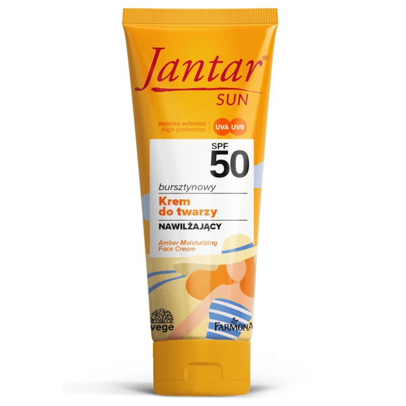 Jantar Sun Amber Moisturizing Face Cream SPF50 50ml