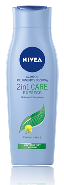 Nivea - EXPRESS 2w1 - SZAMPON z ODŻYWKĄ 2w1 do każdego rodzaju włosów 400ml 4005808349449