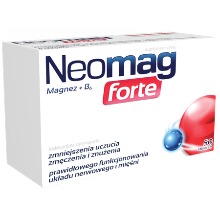 NeoMag Forte Reduces The Feeling of Fatigue 50 Tablets