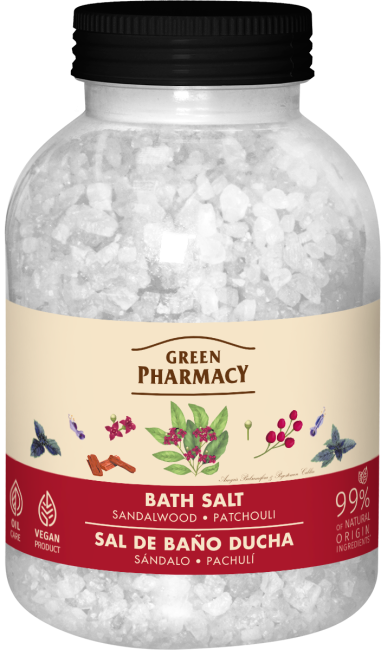 Green Pharmacy Bath Salt Sandalwood and Patchouli 1000g