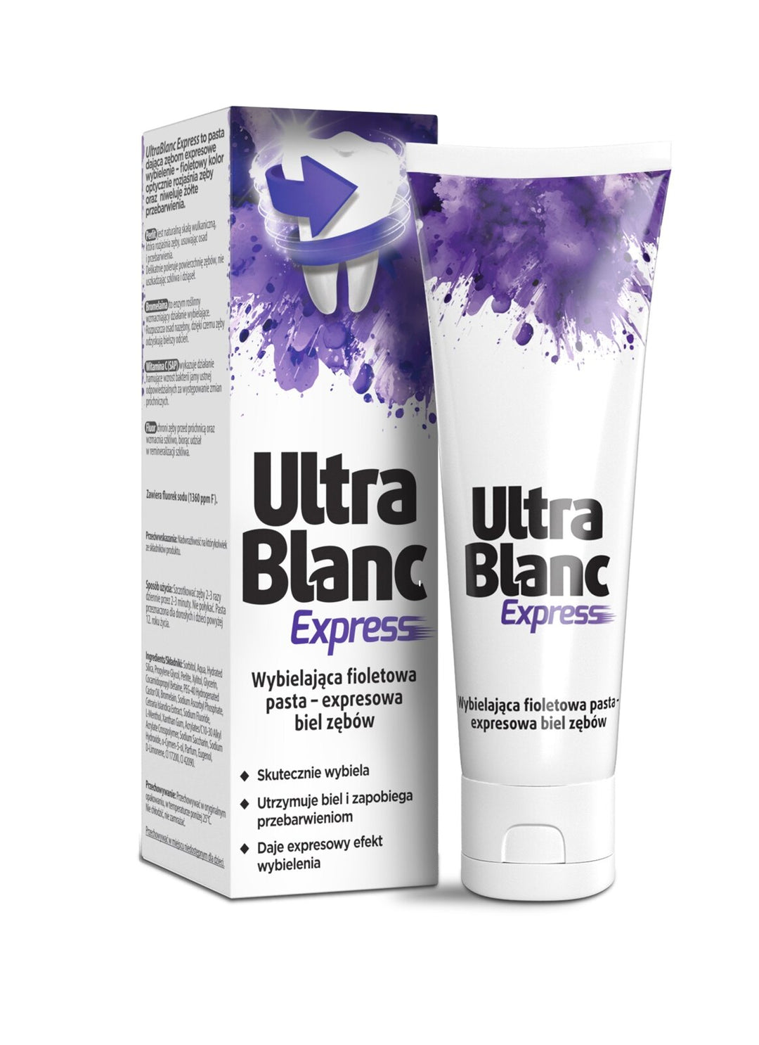 UltraBlanc Express Whitening Purple Toothpaste 75ml